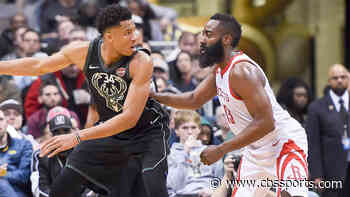 James Harden responds to verbal jab from Giannis Antetokounmpo: 'I don't see what the joke is'