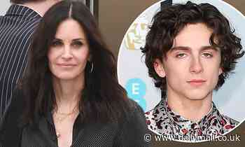 Courteney Cox thinks Timothee Chalamet would make a great Joey on Friends in a reboot