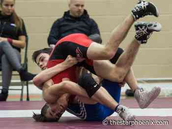 High school wrestling city championships on the mat at Evan Hardy - Saskatoon StarPhoenix