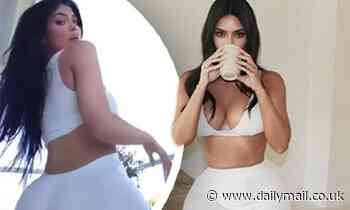 Kim Kardashian shares sizzling footage of sisters Kylie Jenner and Kourtney Kardashian in her brand