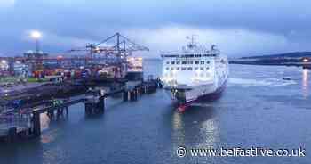 Stena Line ferry in Belfast for final trials - Belfast Live