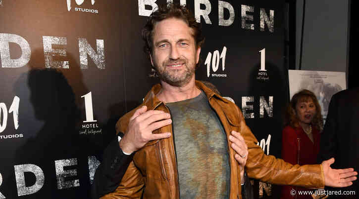 Gerard Butler Shares a Silly Red Carpet Moment with 'Burden' Director at L.A. Screening