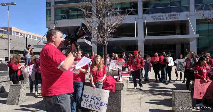 Salt Lake City teachers walk out to ask for more funding