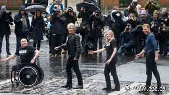 The prince and the rocker: Harry teams up with Bon Jovi at Abbey Road