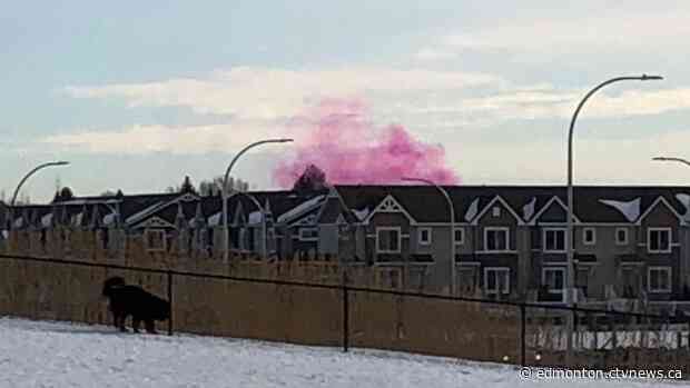 Power failure behind coloured smoke at Edmonton waste management facility