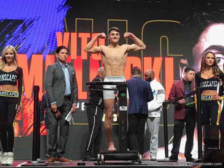 17 Year Old Vito Mielnicki On Boxing Insider Radio To Discuss His Win on wilder Fury 2 Undercard