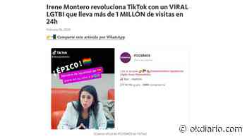 Podemos presume del perfil influencer de Montero inventándose una noticia de autobombo - okdiario.com