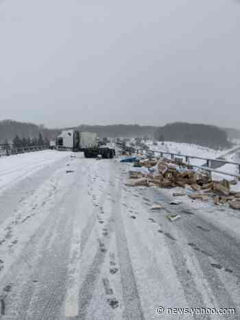 More than 30,000 pounds of yogurt spilled on New York highway after accident