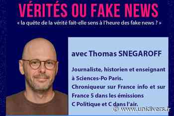 VÉRITÉS OU FAKE NEWS Médiathèque Guyancourt 28 mars 2020 - Unidivers