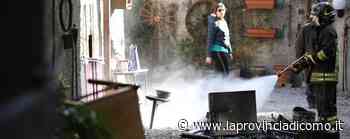 Incendio a Barni Un uomo intossicato - Erba Barni - La Provincia di Como