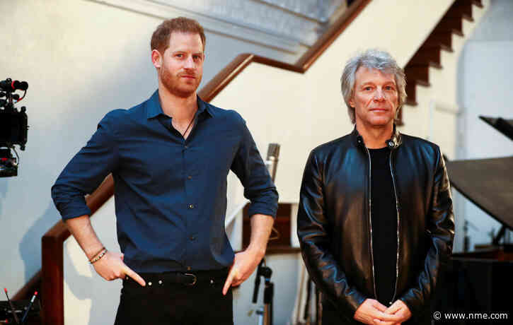 Prince Harry and Bon Jovi record charity song together at Abbey Road