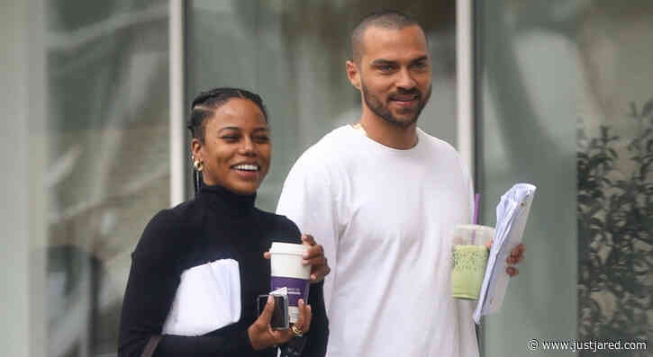 Jesse Williams & Girlfriend Taylour Paige Look Smitten While Spending the Day Together