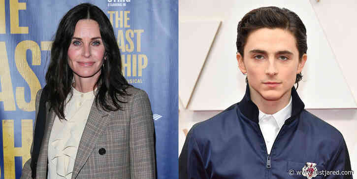 Courteney Cox Says Timothee Chalamet Would Be The Perfect Joey Tribbiani in a 'Friends' Reboot