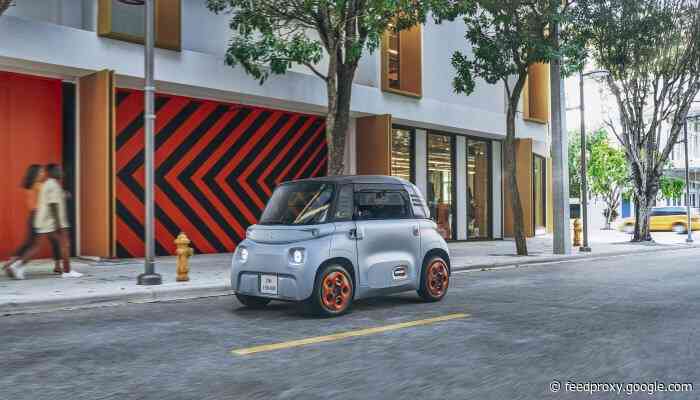 Citroen AMI electric vehicle revealed, costs from €19.99 a month