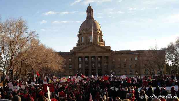 Alberta-wide protest against UCP government's cuts scheduled to take place