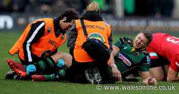 Dan Biggar helped off in agony as Wales star suffers horrible-looking injury ahead of England Six Nations clash
