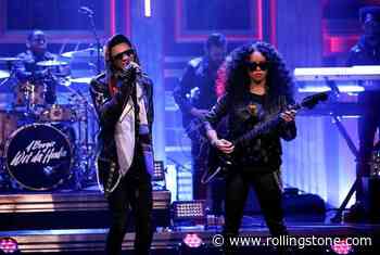 See A Boogie Wit da Hoodie Perform ‘Me and My Guitar’ With H.E.R. on ‘Fallon’