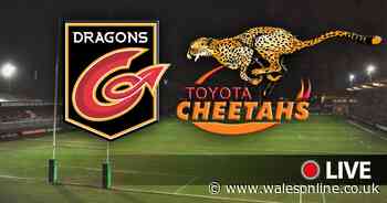 Dragons v Cheetahs Live: Kick-off time, team news and latest score updates from PRO14 clash
