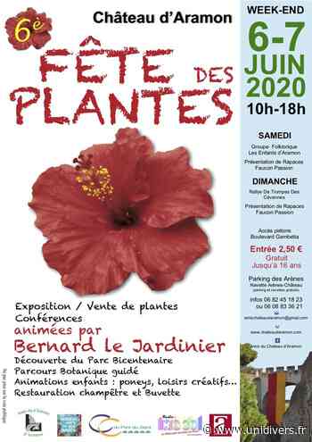 Fête des Plantes du Château d'Aramon Parc du château Aramon 6 juin 2020 - Unidivers