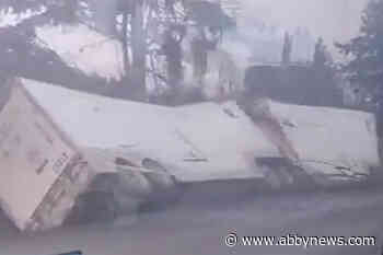 TRAFFIC: Removal of crashed semi underway on Highway 1