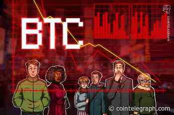 Bitcoin Price Falls $1,400 in One Week — Is the Bear Market Back?