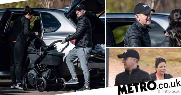 Jeremy Kyle pictured for first time with newborn son after TV comeback was announced
