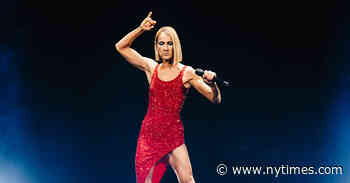 Celine Dion, a Consummate Professional, With Winks Galore