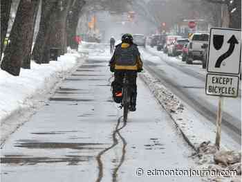 Edmonton weather: Surprise! Snow and blow make later appearance - Edmonton Journal