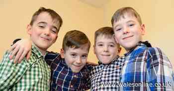 Eight-year-old quadruplets born on February 29 celebrate their second official birthday