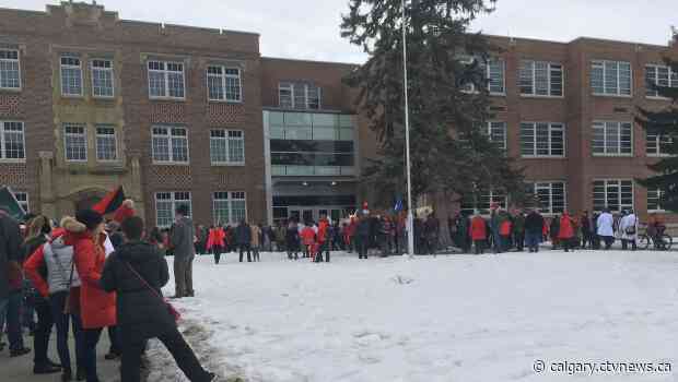 Alberta-wide protest against UCP government's cuts takes place in Calgary