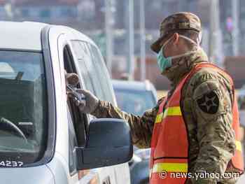 Wife of first US service member to test positive for the coronavirus has also been infected