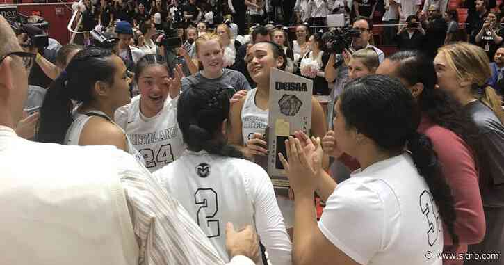 Highland clamps down on Springville to win first state girls basketball title since 1984