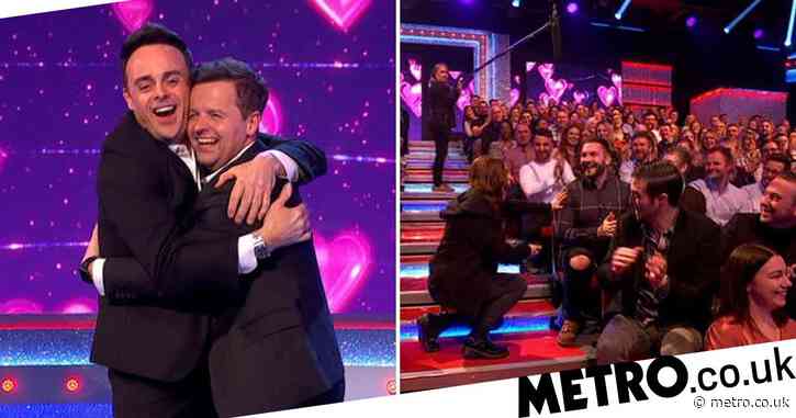 Ant & Dec’s Saturday Night Takeaway viewers divided over leap year proposals on the show