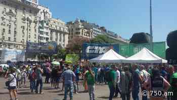 Acampe contra la precarización laboral en la Ciudad de Buenos Aires - 750.am
