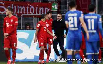 Bayern beat Hoffenheim in bizarre circumstances after banner causes delay