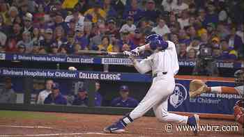LSU Tiger baseball knocks off Texas in Houston - WBRZ