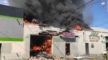 3 people injured in explosion and fire in Los Angeles