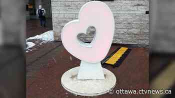Warm Hug sculpture brings love to Ottawa City Hall - CTV News