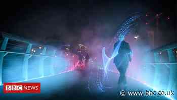 Bristol Light Festival: City lit by interactive lights