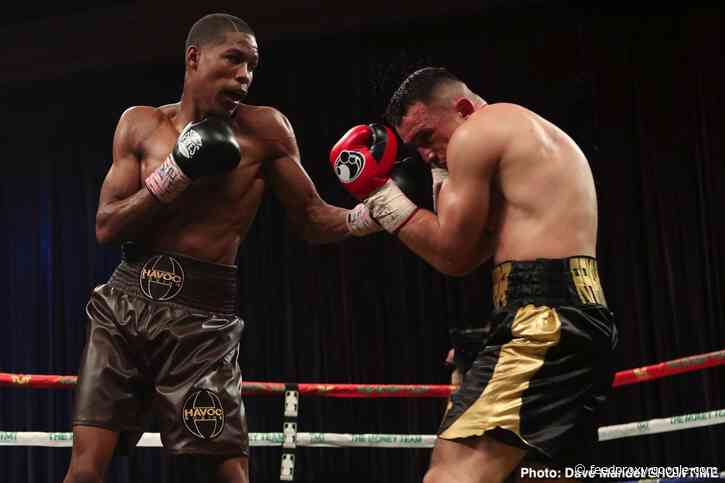 Boxing Results: Keith Hunter Wins Rematch Over  Sanjarbek Rakhmanov