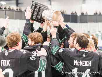 Huskies capture Canada West men's hockey championship on home ice