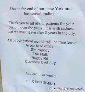 Chiropody clinic in Feasegate closes after eight years in York