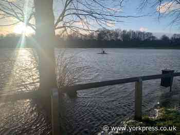 Lake should start to recede with drier weather coming