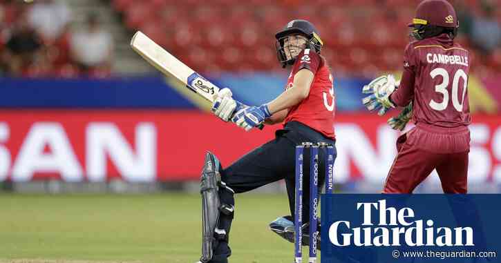 Nat Sciver fires England past West Indies and into T20 World Cup semis