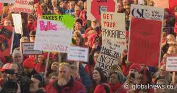 Rallies held across Alberta to protest public sector rollbacks