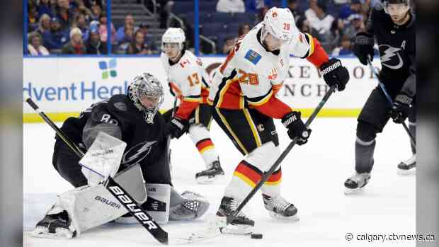 Flames fall to Tampa Bay Lightning, look to rebound against Florida Panthers