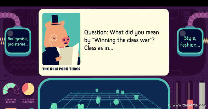 Run an America full of talking animals in Democratic Socialism Simulator