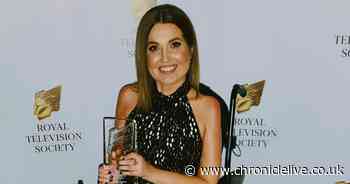 Geordie star Kim Tserkezie scoops two Royal Television Society awards