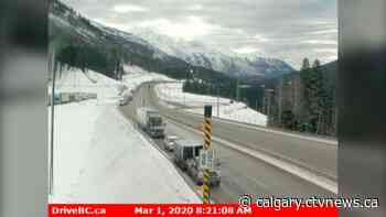 Rock slide closes Trans-Canada Highway east of Golden