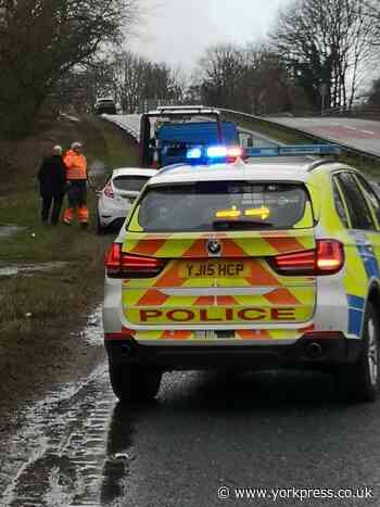 Armed police involved in arrest near Malton of Notts burglary suspect